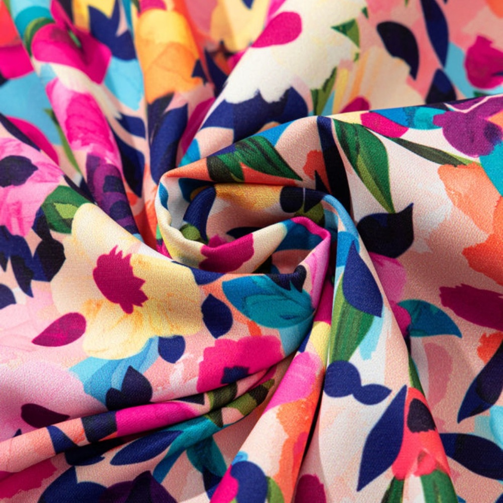 Gwynn - Floral Multicolor Women's dress - Picture 7 of 8